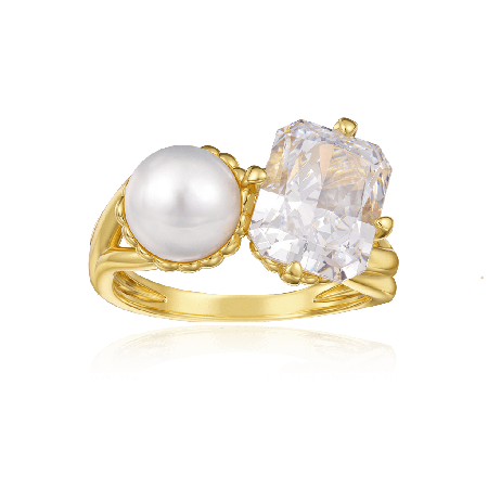 White Topaz Ring