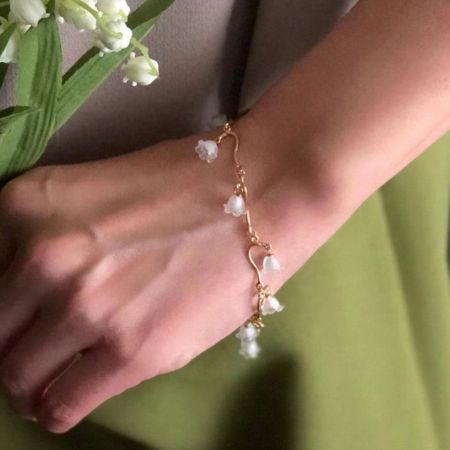 Lily of the Valley Tincup Bracelet