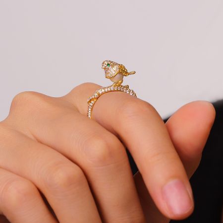 Bird Pearl Ring